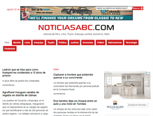 Tablet Screenshot of peru.noticiasabc.com