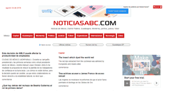 Desktop Screenshot of mexico.noticiasabc.com