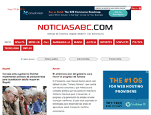 Tablet Screenshot of colombia.noticiasabc.com